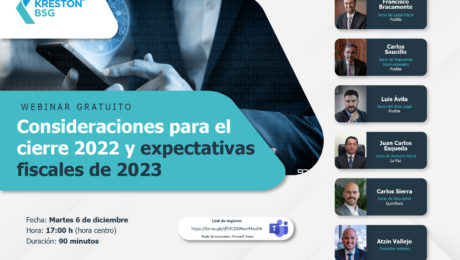 Consideraciones cierre 2022 y expectativas fiscales 2023
